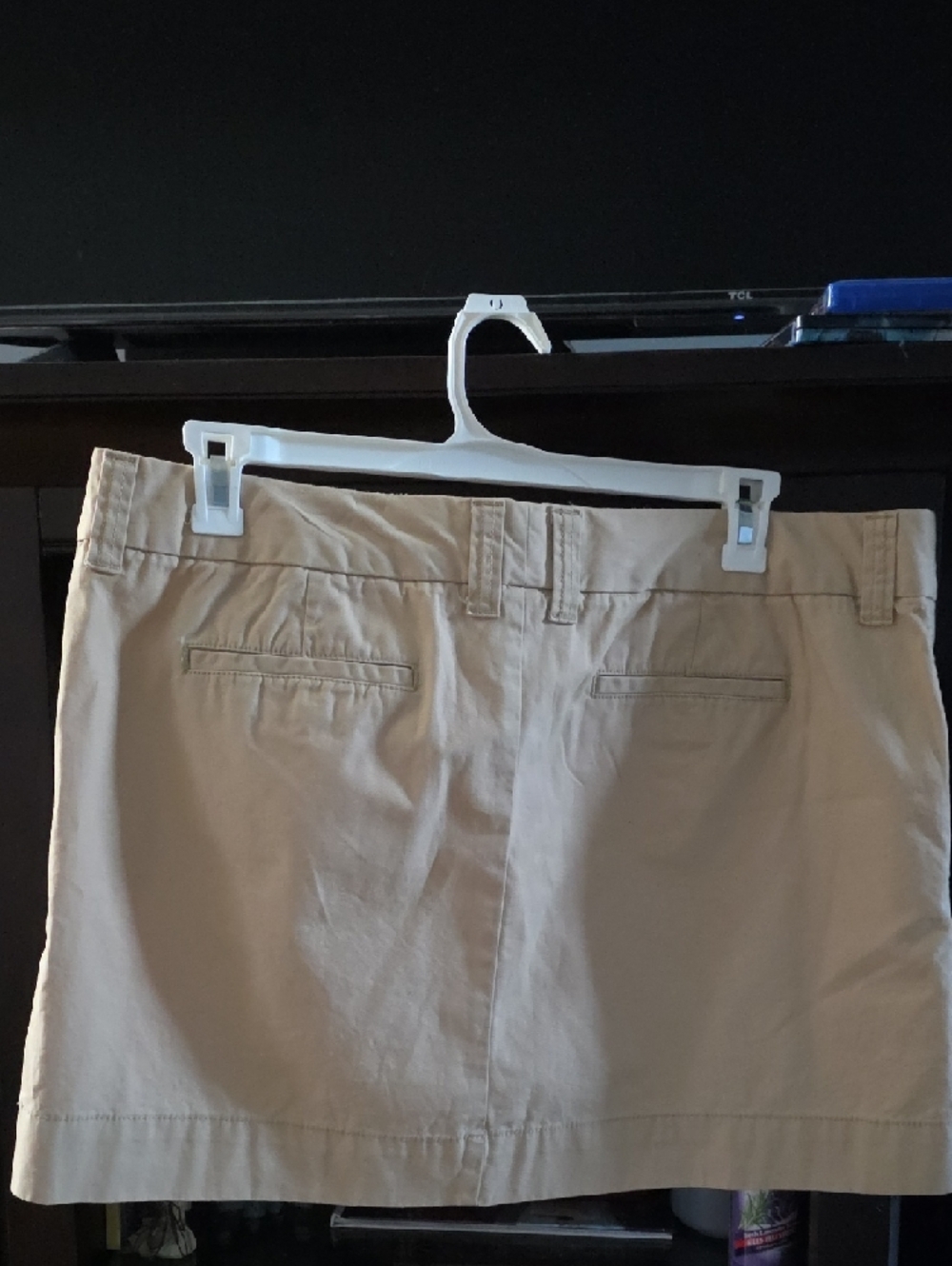 GAP Beige/Tan Cotton Skort with Front Pockets - Picture 2 of 4